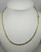 Collana oro 18k Unisex 2 Colori catena piatta 51 cm 25 gr | Gioiellitosti.it